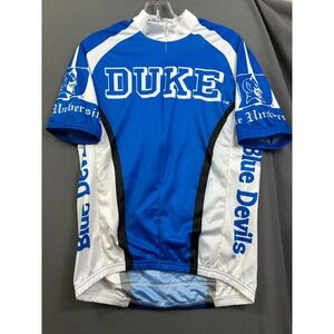 Adrenaline Promotions Duke University Blue Devils Cycling Jersey Men Medium Blue